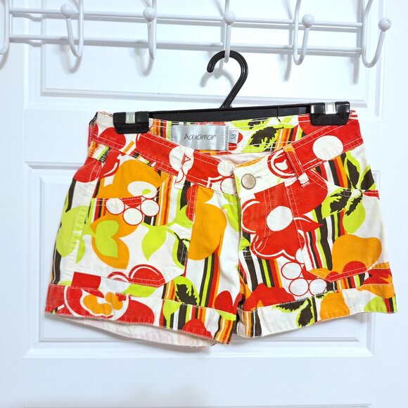 Made in Brazil Hot Sexy Colourful Shorts with eyecatching summer floral pattern - Picture 1 of 13